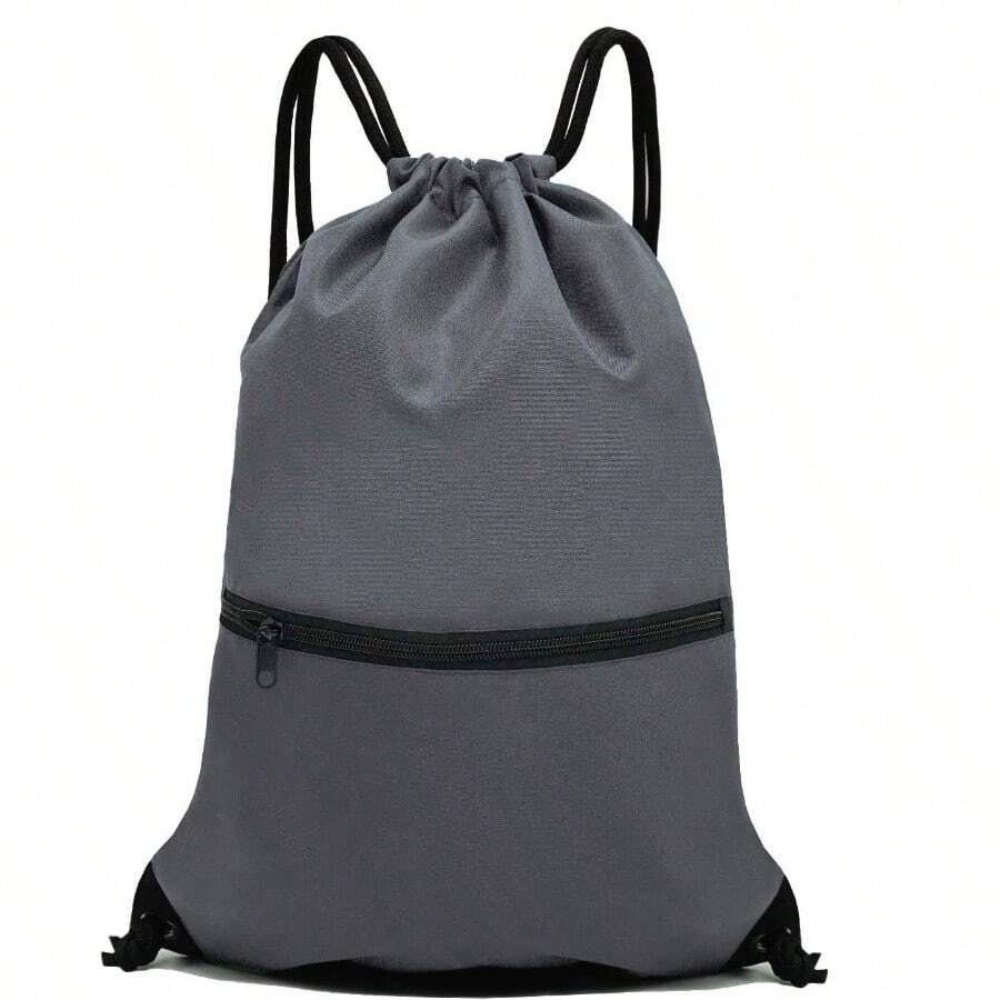 Drawstring Bag Sackpack - Dunkelgrau - Übersicht 1