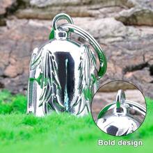 Motorcycle Bells - Motorcycle Bell Men Women, Bell Biker Accessory, Guard Riding Safety Black - Bạc - Xem 5