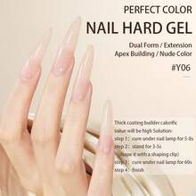 20g Dual-Ended Nail Extension Gel, Perfect Color Nail Gel, Natural Looking Nails, Suitable For All Seasons, Enjoy Salon Experience At Home - Nhiều màu - Xem 15