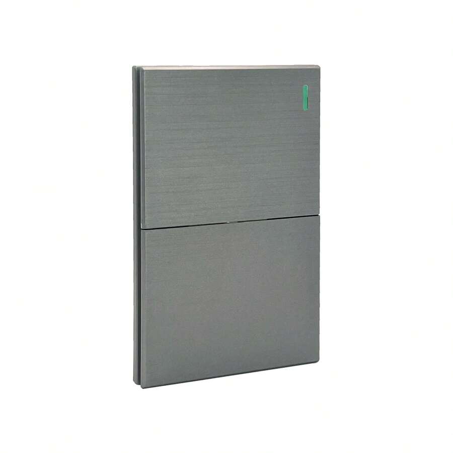 Slim Design Single Gang Switch Plate With Screws For Installation - 灰色 - 查看 1