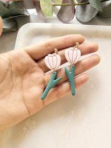 1/2/3/13件套波西米亚风花朵粘土切割器，用于珠宝制作，可爱花朵耳环粘土工具，花朵吊坠粘土切割器，用于DIY吊坠、项链、手链 - Clay Cutter - 查看 5