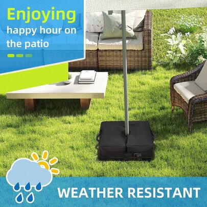 Amerikanischer Stil Sonnenschirm Regenschirm Oxford Stoff Wasserdichte Abdeckung Bananenschirm Römischer Regenschirm Gerade Regenschirmabdeckung Innenhof Sonnenschirm Regenschirm