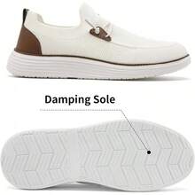 Mens Slip On Loafers Boat Shoes Non Slip Walking Shoes Running Shoes Fashion Sneakers For Men Comfort Lightweight Breathable Casual Office Shoes-20256688 - 白色 - 查看 9