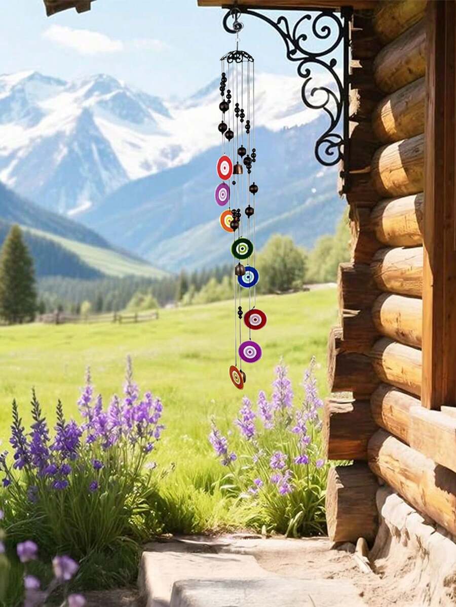 Carillones de viento coloridos para exteriores, carillones de metal artesanales de 35 pulgadas, adecuados para jardines al aire libre. Tonos profundos, regalos perfectos para mujeres, madres, abuelas, cumpleaños y celebraciones de inauguración de casa