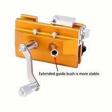 A Portable Chainsaw Sharpener (With 5 Grinding Heads), Chainsaw Sharpening Kit, Quick Chainsaw Sharpening Tool, Portable Hand Crank Chain Grinder, Electric Chainsaw File/Sharpening Accessories, Suitable For All Kinds Of Chainsaws