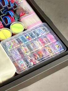 12/15/20/30pcs Transparent Plastic Storage Box - Beads, Jewelry, Supplies - Organizing Solution, Suitable For Self, Students, Friends, Lovers - Back To School Jewelry Box