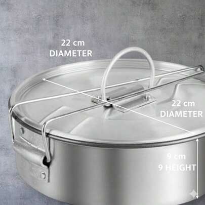 Flanera de aluminio con tapa - Molde para uso en Horno y  baño María