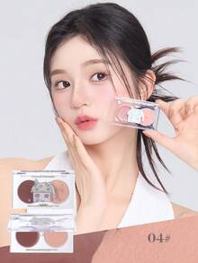 Flortte Good Friends Blub Duo Blush, Brightens Complexion, Long-Lasting And Smudge-Proof - 04# Shy Bread - View 2