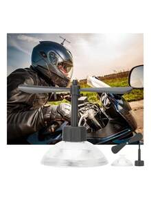 Set Decoración Casco Moto Con Luces Accesorio Bicicleta Auto - Negro - Ver 7