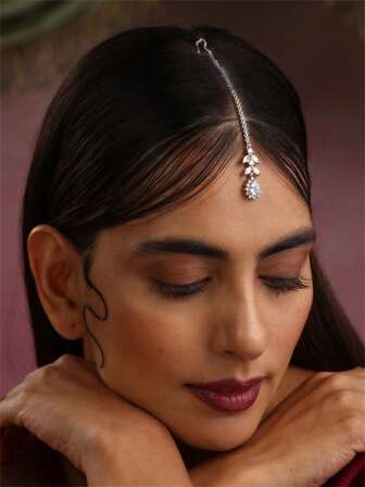 水晶叶泪珠头链，适合重要场合