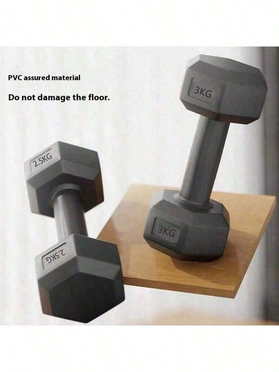 六角哑铃套装，男女通用涂层健身哑铃，家庭健身器材，肌肉训练，力量训练