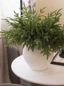 5 pièces Décoration de feuilles de pin artificielles, convient pour l'automne/l'hiver, la maison, la table des fêtes, les fêtes de Noël, les anniversaires, les centres de table, la création d'ambiance, l'arbre de Noël, les couronnes DIY, l'escalier, la cheminée