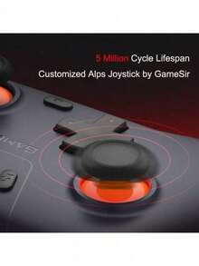 GAMESIR Mando de juego T4 Nova Lite Tri-Mode con joysticks de efecto Hall y gatillos lineales de nivel PS5, sin deriva, alta precisión, compatible con múltiples plataformas: PC, Switch, iOS y Android (morado espacial) - Púrpura del espacio profundo - Ver 5