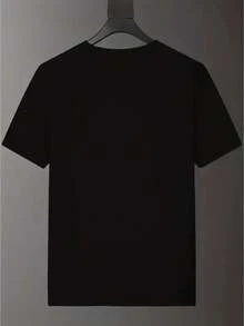 Boys' Cotton T-Shirt With Exclusive Rock Band Print - màu đen - Xem 3