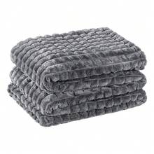 Willow Queen Blanket Ultrasoft Velvety Soft Blanket 2.4m X 2.20m - Xám - Xem 8