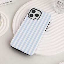 Fresh Blue White Stripes Personalized Phone Case For Phone 14 12 13 Pro Max XR 11 Pro Max Tough Cover SE Phone Case, Christmas Gift - Màu hỗn hợp 1 - Xem 1