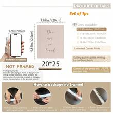 1pc Framed Canvas Wall Art, Pink Nursery Gallery Wall Set, Baby Girl Room Decor, Vintage Children's Room Decoration, Girl Gallery Art, Antique Nursery Wall Decor