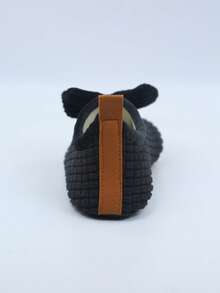 Ultra Soft Slip-On House Slippers - Unisex Wide Fit, Adjustable Strap, Lightweight & Comfortable, Rubber Non-Slip Sole, Suitable For Indoor & Outdoor Wear, Cozy & Warm, Adult House Slippers, Non-Slip Rubber Sole - Super Soft, Lightweight, Warm, Comfortable, Suitable For Indoor & Outdoor - Black - View 7