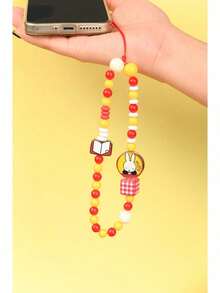 Miffy 's Daily Surprise Blind Box Beaded Charm Keychain | 1 Random Style | Official Licensed Cartoon Phone Strap Accessory
