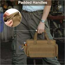 Multi-Functional Tool Storage Bag, Men's Handmade Tool Organizer Bag, Tool Tote Bag, Shooting Range Bag, EDC Bag, Car Repair Tool Bag, For Mechanics, Electricians, Carpenters, Architects, Plumbers, Engineering Maintenance, Home Appliance Repair, Motorcycle Riding