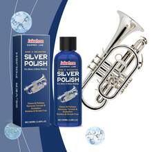 100ml Silver Jewelry Cleaner Liquid Silver Oxidation Yellowing Polishing Rust Stain Remover Anti-Tarnish For Silver Instruments Watch Diamond - Blue - View 2
