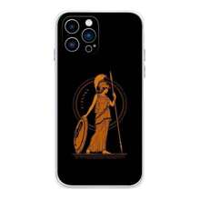 Funda de Teléfono Abstracta Mitología Griega Atenea Compatible con  16,15,14,13,12,11 Plus,Pro,Max,XR,XS,Plus,E,Mini Cubierta Transparente Suave, Cubierta Compatible con Funda  17, Funda  17 Pro, Funda  17 Pro Max - z4 - Ver 12