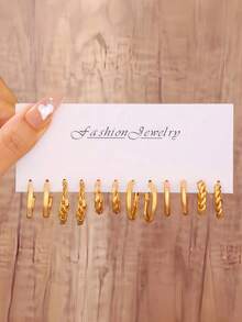 12/48/60 Pcs Faux Pearl Stud & Hoop Earrings Set For Women – Elegant & Minimalist Jewelry For Daily Office Wear, Work Outfits, And Gifts For Mom Or Wife– Statement Winter Christmas Accessories, Vintage Decorations, Stack Jewelry