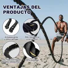 Weighted Skipping Rope, Weighted Jump Rope For Adults, Weighted Skipping Rope, For Exercise, Power, Skipping Rope, Improves Strength And Muscle Training, Comprehensive Physical Exercise - 黑色 - 查看 9