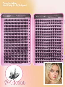 448pcs/32 Pairs Cartoon Style False Eyelash Clusters, Anime Style False Eyelash Clusters, Natural Makeup Effect False Eyelashes, Fairy Style False Eyelash Clusters, Suitable For Beginners, Convenient To Carry, Reusable, Suitable For Outings, Vacations, Daily Makeup, Cosplay, Full Makeup And Daily Wear - Multicolor - View 3