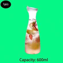 قطعة واحدة إبريق مقاوم للتسرب بشكل خصر مع غطاء قابل للقلب، علبة بلاستيكية شفافة، مصنوع من مادة البولي كربونات، ماكينة مشروبات صيفية، يمكن أن تحتوي على عصير وشاي وكوكتيلات، مواصفات متعددة تتراوح بين 20/37/54 أونصة للاختيار من بينها، مناسب لحفلات العطلات والأعراس والاستخدام العائلي، وأيضًا ضروري للإجازات الشاطئية