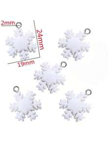 10pcs/Set New Resin Christmas Pendant Assortment, Santa Claus, Christmas Tree, DIY Jewelry Accessories, New Year Decor