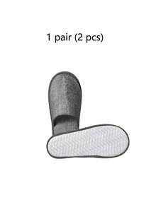 20pcs/10pcs/2pcs(2pcs/Pair) Disposable Slippers For Hotels, Non Slip Slippers For Bathrooms, And Thick Disposable Slippers For Household Guests