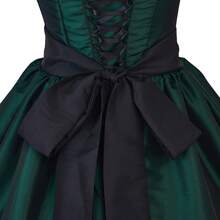 Women's Gothic Victorian Rococo Dress Civil War Southern Belle Tea Party Ball Gown Medieval Evening Dress - 綠色 - 查看 6