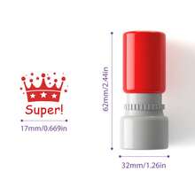 1 pieza/5 piezas/6 piezas Sellos lindos de maestro - Sellos de maestro de aula, sellos autentintantes - Unitalla - Ver 22