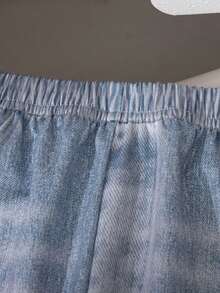 2pcs Girls Casual Outfits, Solid Color Bow Decor Design Regular Fit Crew Neck Long Sleeve Top And Pants Set, Spring/Autumn - Hot Pink - View 7