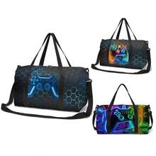 3D Printing Duffle Bag For GAMER Boys, Portable Large-Capacity Travel Bag, Suitable For Outdoors Exercise/Weekender/Gift - one-size - View 2
