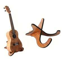 Soporte para ukelele y guitarra, fácil de instalar, adecuado para ukelele, Kalimba, soporte plegable portátil para instrumentos, conveniente para colocar la guitara