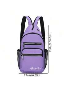 Customized New Waterproof And Versatile Chest Bag, Suitable For Outdoor Fashion And Sports, Crossbody Bag, Multifunctional, Suitable For Both Men And Women To Wear, Easy To Carry When Traveling, Multi Pocket Design, Simple And Fashionable Color Matching, Multiple Color Options, Large Capacity, Simple Casual Shoulder Bag, Give To Family And Friends, Birthday Gifts, Essential For Going Out