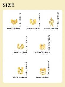 70pcs Metal Hair Beads, Hair Ties, Braiding Rings, Adjustable Metal Braiding Hair Accessories, Suitable For Dreadlocks