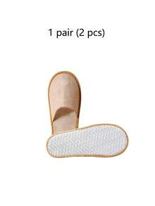 20pcs/10pcs/2pcs(2pcs/Pair) Disposable Slippers For Hotels, Non Slip Slippers For Bathrooms, And Thick Disposable Slippers For Household Guests
