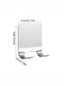 1/3Pcs Razor Holder Shaver Hook Hanger Stand For Shower,Stainless Steel Non Perforated Shaver Racks,Stainless Steel Razor Holder For Shower,Razor Holder Hooks,Waterproof Self-Adhesive Shaver Holder,Bathroom Storage Brackets,Wall Mounted Non Drilling Hanging Storage Racks,Ideal For Bathroom,Kitchen,School,Dormitory,Apartment