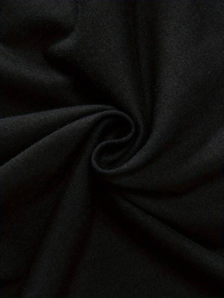 Men T-Shirts - 黑色 - 查看 5