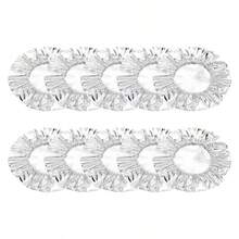 50pcs/10pcs Reusable Aluminum Foil Food Wrap - Heat Resistant Tape, Tabletop Insulation Cover, Aluminum Foil Lid, Kitchen Food Preservation Insulation Film, Suitable For Bowls & Dishes - Insulation, Preservation, Anti-Insect & Dust, Food Warmer Equipment, Kitchen Storage Preservation, Holiday & Daily Use - Multicolor - View 12