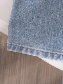 2pcs Girls Casual Outfits, Solid Color Bow Decor Design Regular Fit Crew Neck Long Sleeve Top And Pants Set, Spring/Autumn - Hot Pink - View 10