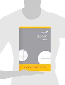 Silvine A4 Book Keeping Ledger, 32 Pages Printed 'Double Entry' - Ref SJA4L - Ledger - View 3