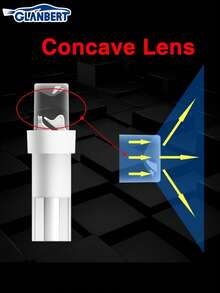 GLANBERT 10pcs T5 LED Car Dash Dashboard Lights 74 73 286 Instrument Cluster Gauge Panel Lamp Speedometer 86 17 18 Wedge Bulbs 74 73 286 - Multicolor - View 6