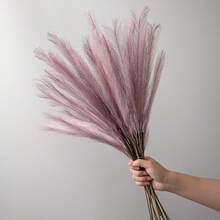 1/3pcs Black Artificial Reed Grass Home Decor Eid Decoration Christmas Halloween New Product Decoration Natural Style Minimalist Premium - Pink - View 13