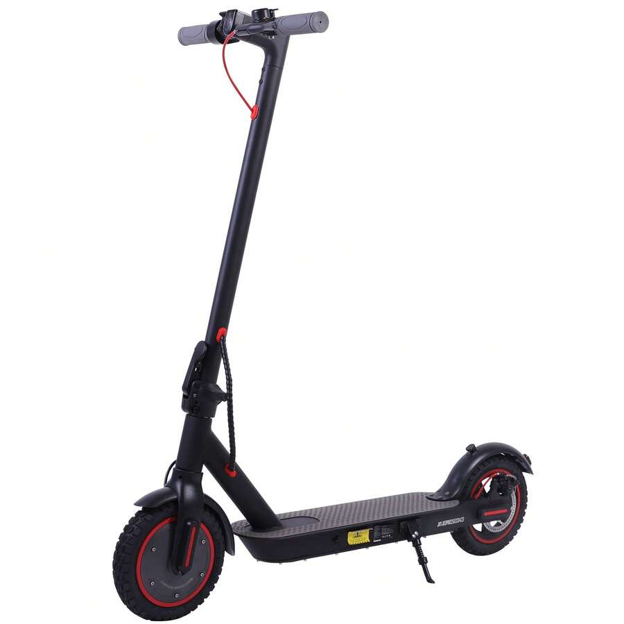 350W Folding Electric Scooter For Adults, 22 Mi Long Range, 12.4MPH, 10Ah Battery, 8.5" Puncture-Proof Tires, 330 LB Load, 3 Speed Modes, Heavy Duty Commuter Scooter - màu đen - Xem 1