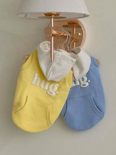 Pet Clothes For Small & Medium Dogs & Cats - Dog Hoodie Sleeveless Vest, Dog Sweatshirt & Cat Costume/Cat Clothes, Soft Warm Pet Apparel For Daily Wear