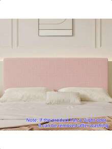 1 pieza, Protector de cabecera de cama de terciopelo jacquard, elástico y a prueba de polvo. La tela es elástica y adecuada para altura de cabeceras de 60-70 cm, suave y amigable con la piel, accesorio para dormitorio